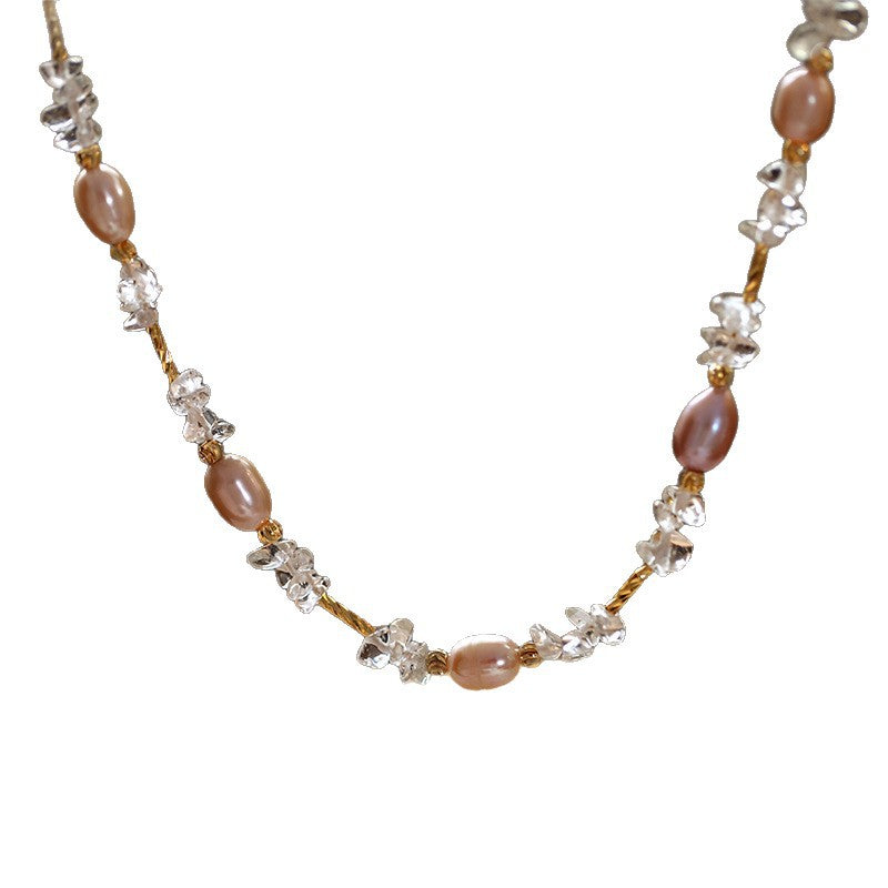 Women's Freshwater Pearl Summer High-grade Beaded Chinese Style Necklace