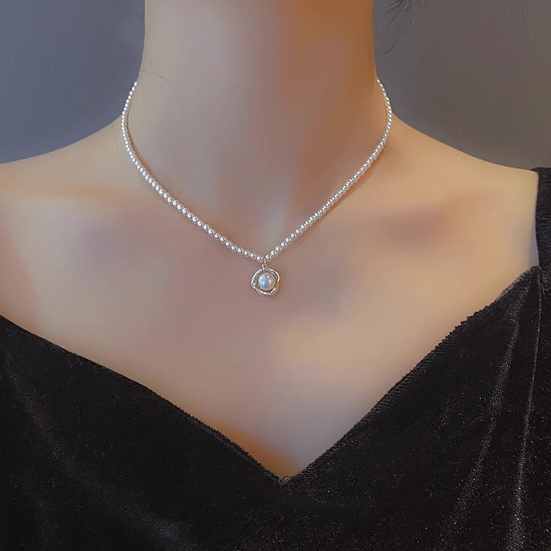 Women's Zircon Clavicle Chain Light Luxury Minority Necklace