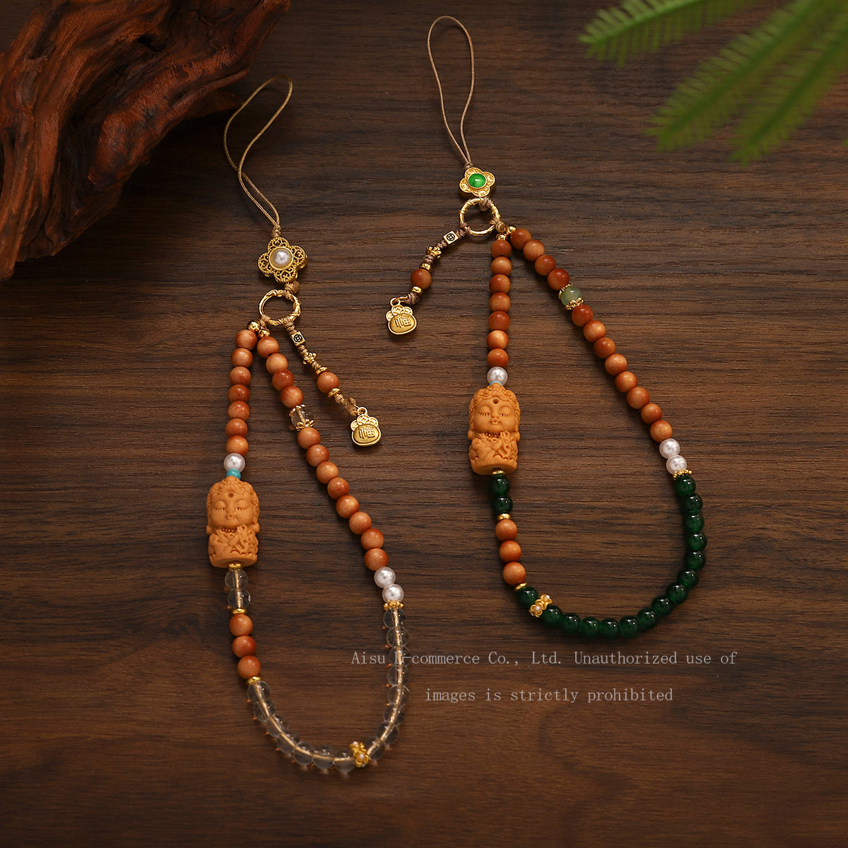 Chalcedony Sandalwood Lucky Bag Wrist National Style Bracelet