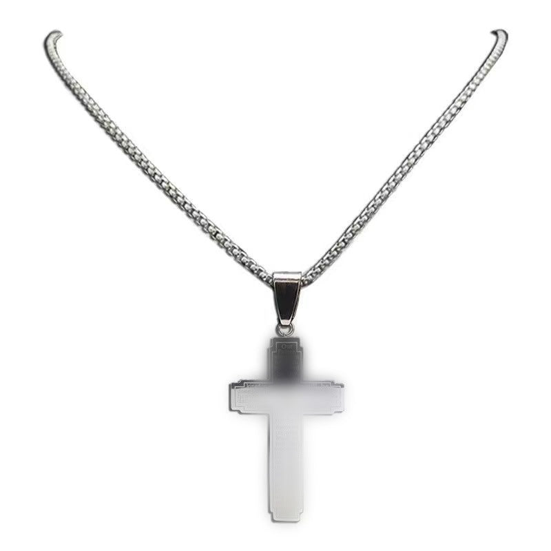 Women's & Men's Cross Titanium Steel For Retro Hip Pendants