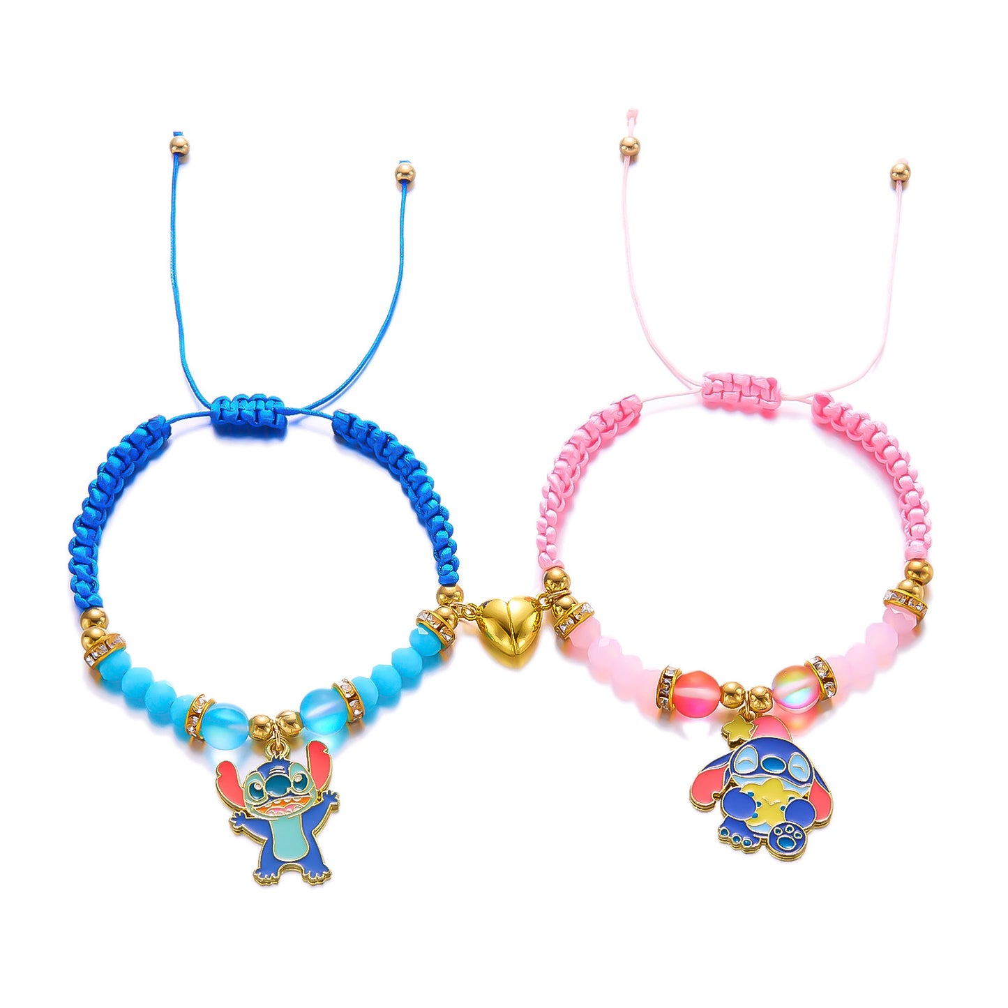 Stitch Couple Fashion One Pair Of Bracelets