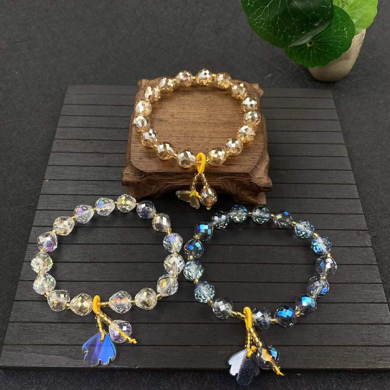 Women's Aquamarine Design Crystal Beautiful Style Fairy Cool Bracelets