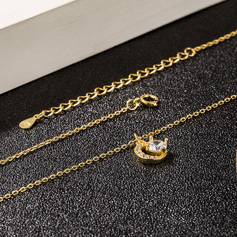 Light Luxury Minority Clavicle Chain Zircon Necklaces