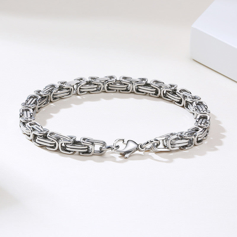 Men's Play Crazy Ornament High Titanium Steel Bracelets