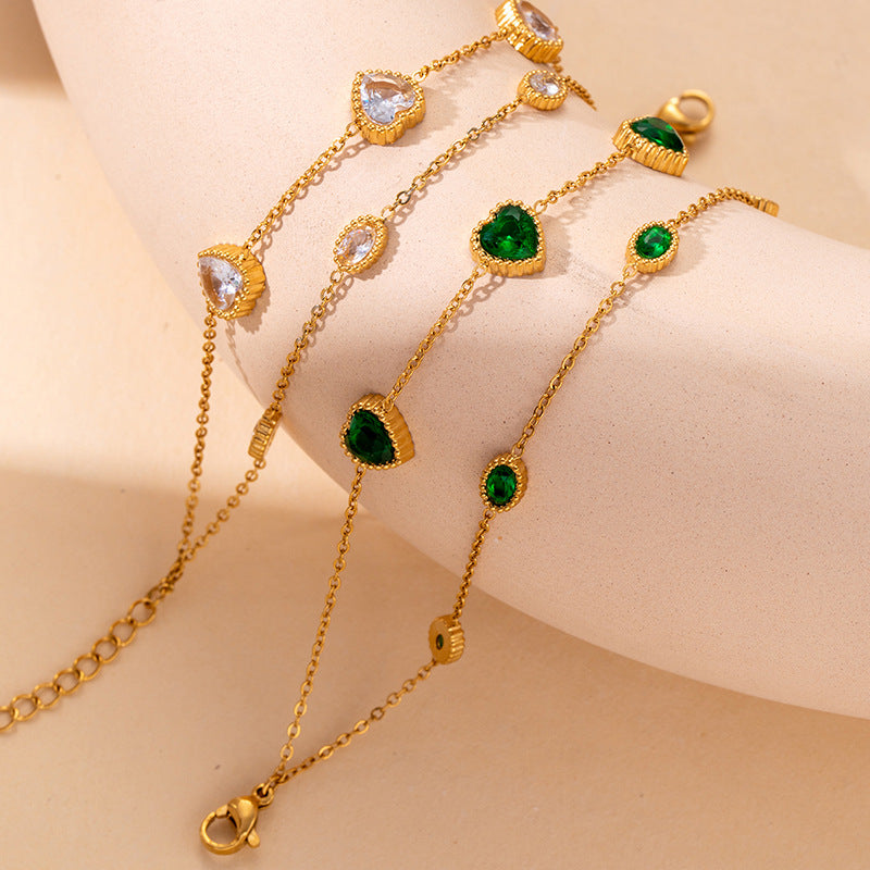 Women's Steel Fashion Retro Titanium High-grade Simple Graceful Bracelet