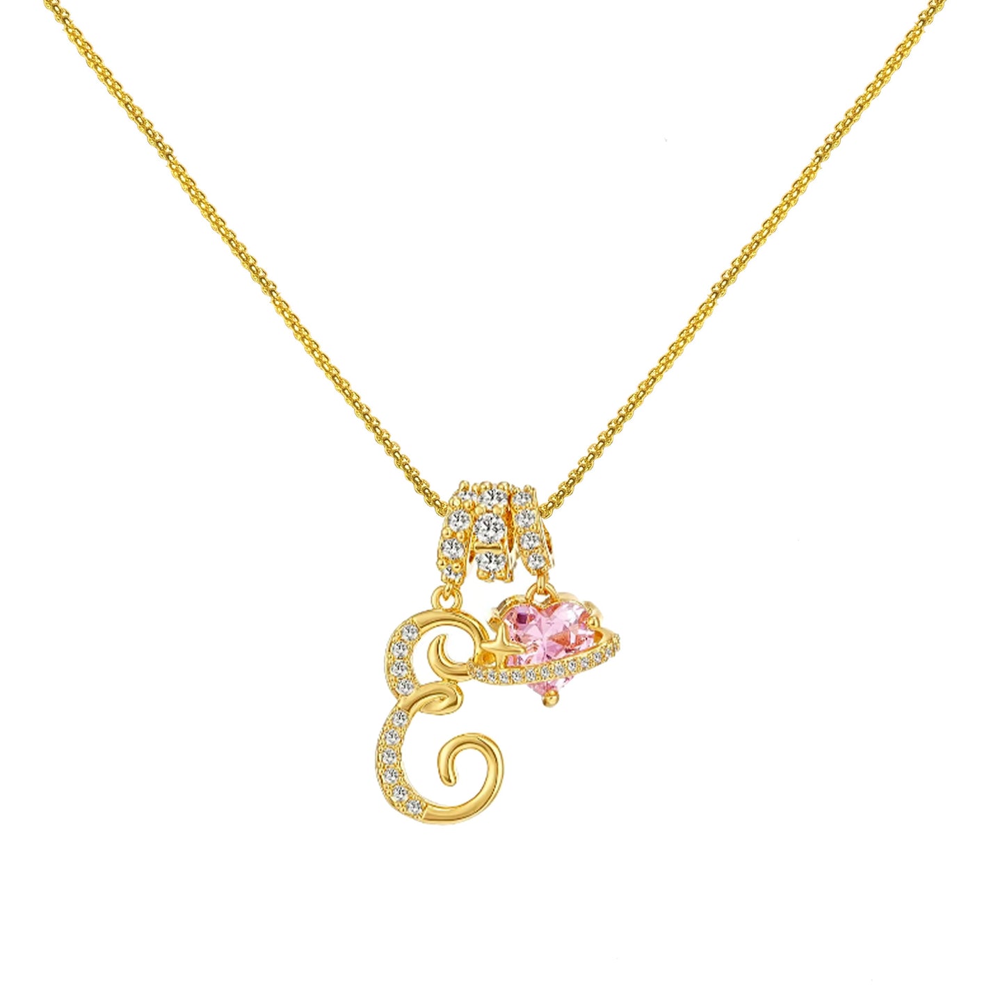 Dopamine English Letter Light Luxury Minority Necklaces