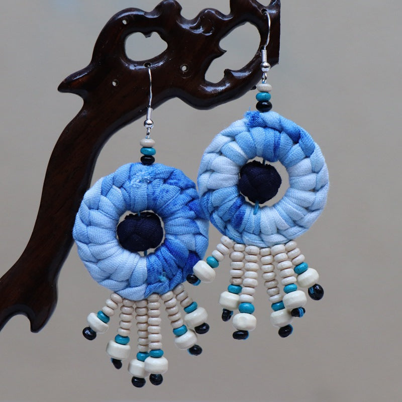 Yunnan National Style Travel Gift Dali Earrings