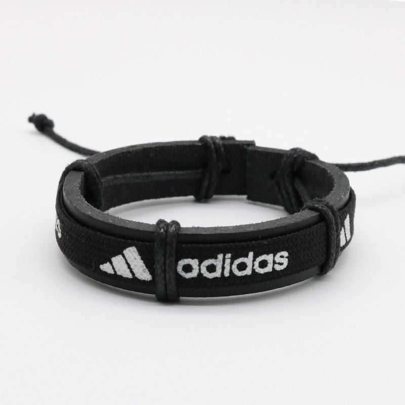 Male Female Couple Basketball Sports Weaving Bracelets