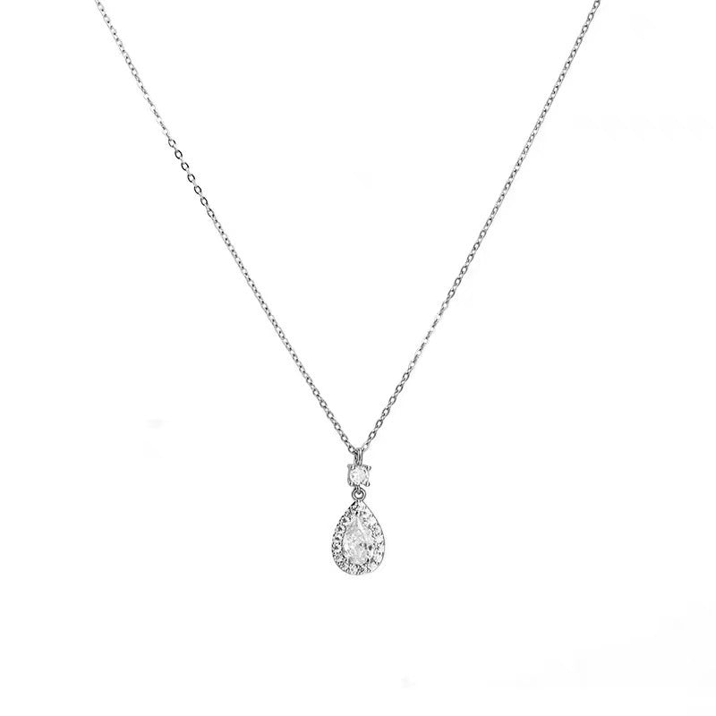 Women's Temperament Water Drop For Light Luxury Minority Design Sense Necklace
