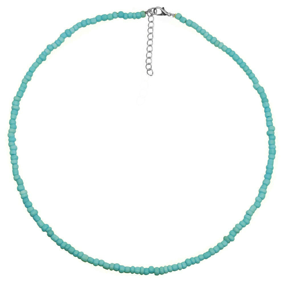 Women's Clavicle Chain Sweet Personalized Color Bead Handmade Beaded Necklaces