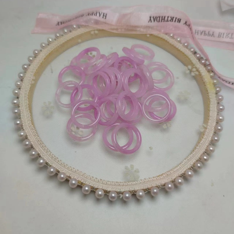 Female Single Material Sticky Accessory International Trade City Ring