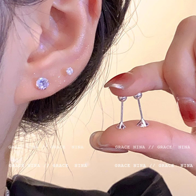 Pearl Female Style High Sense Niche Temperament Earrings