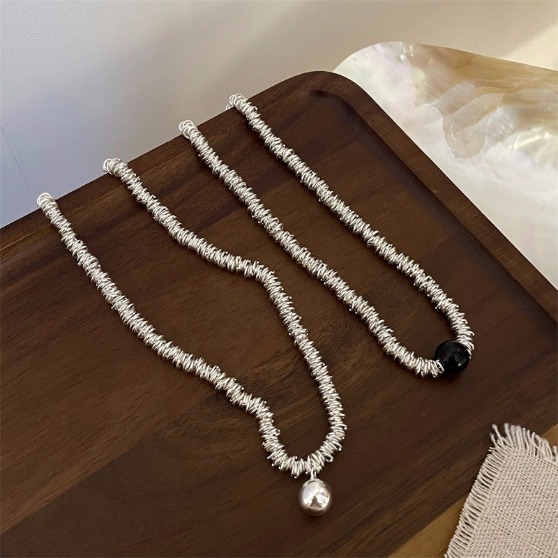 Women's Of Sier Pearl Light Luxury Design Sense Niche Fashion Necklaces