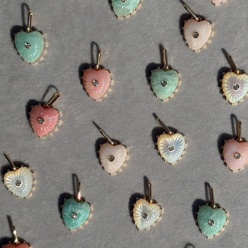Versatile New Love Parts Titanium Steel Pendants