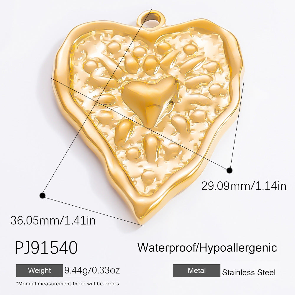 Inlaid Color Diamond Candy Moon Heart Earrings