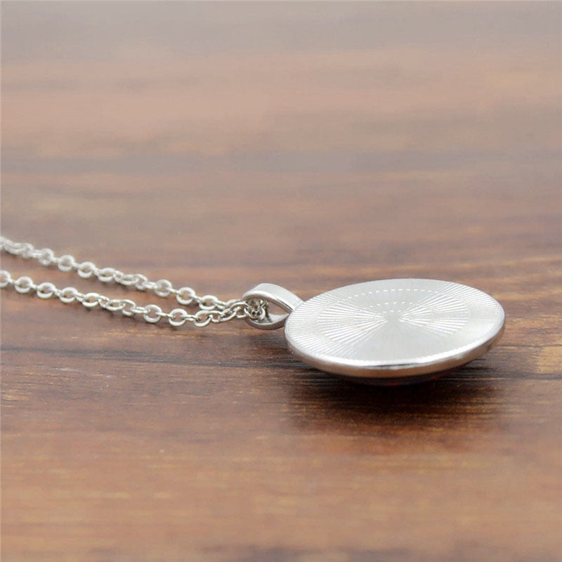 Women's Gramophone Record Pattern Time Stone Fashion Accessories Necklaces