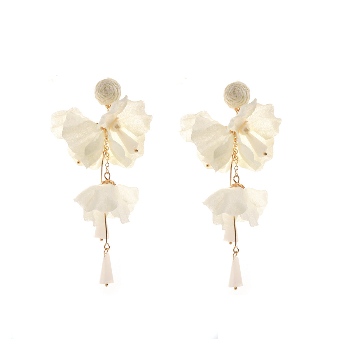 Fairy Petals Raffia Woven Tassel Female Fashionable Pendants