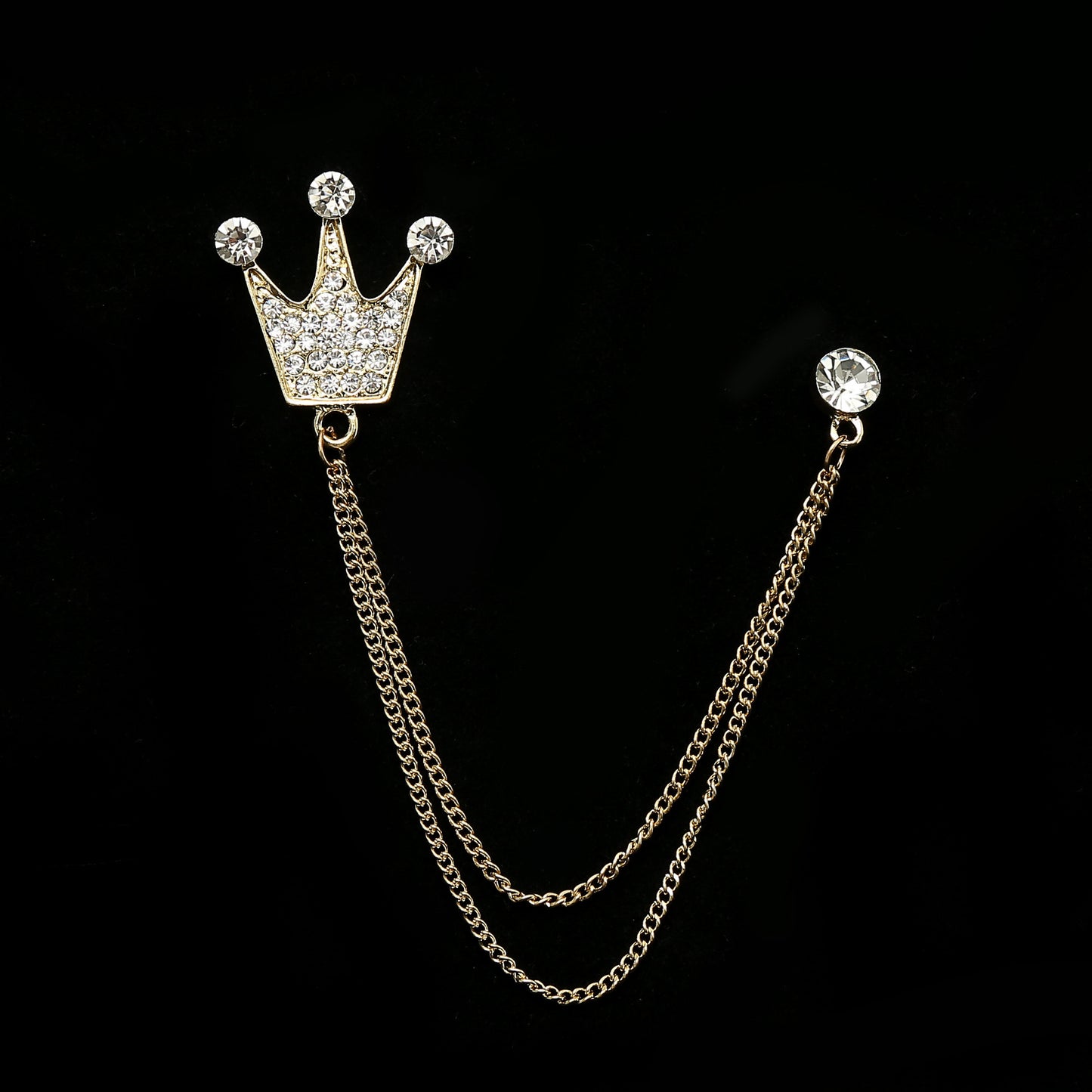 Men's Collar Pin Five-pointed Star Corsage Simple Brooches