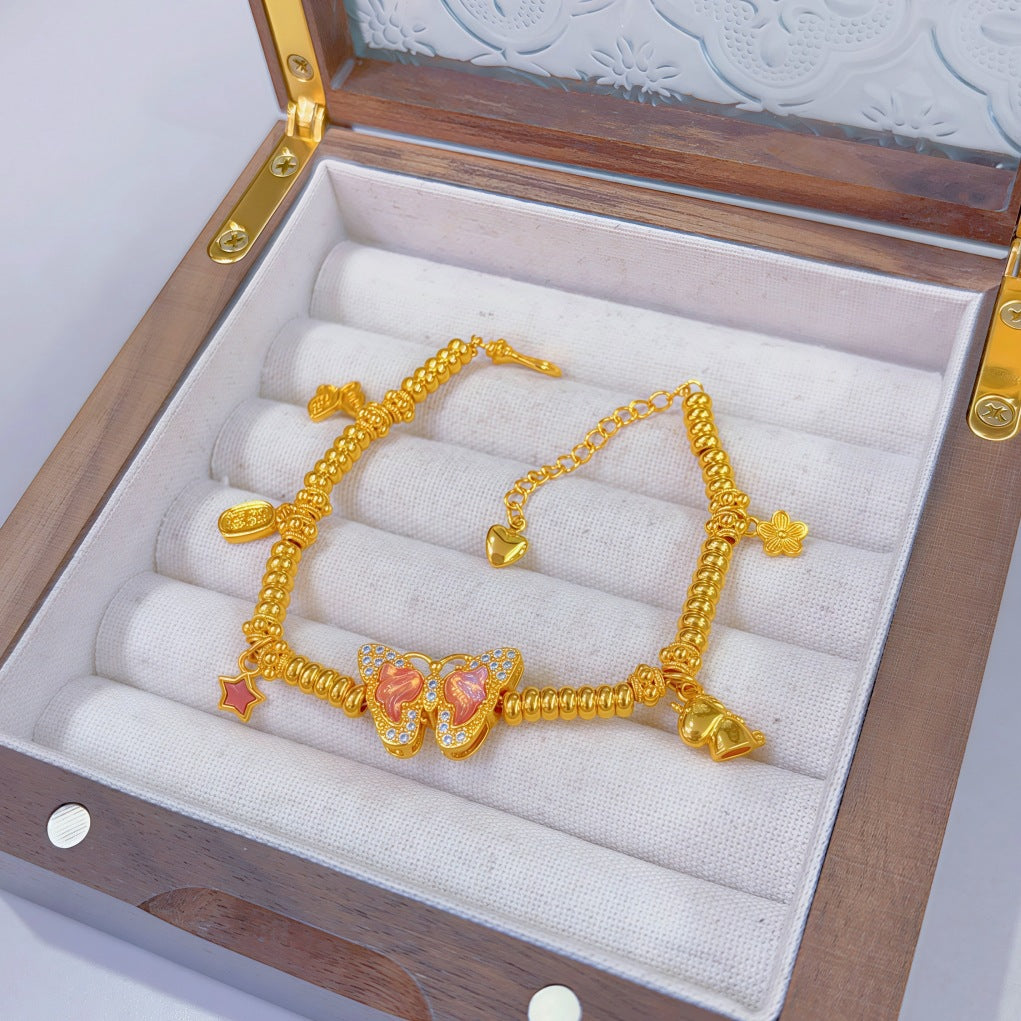 Love Of Butterfly Shop Fashion Double Bracelet