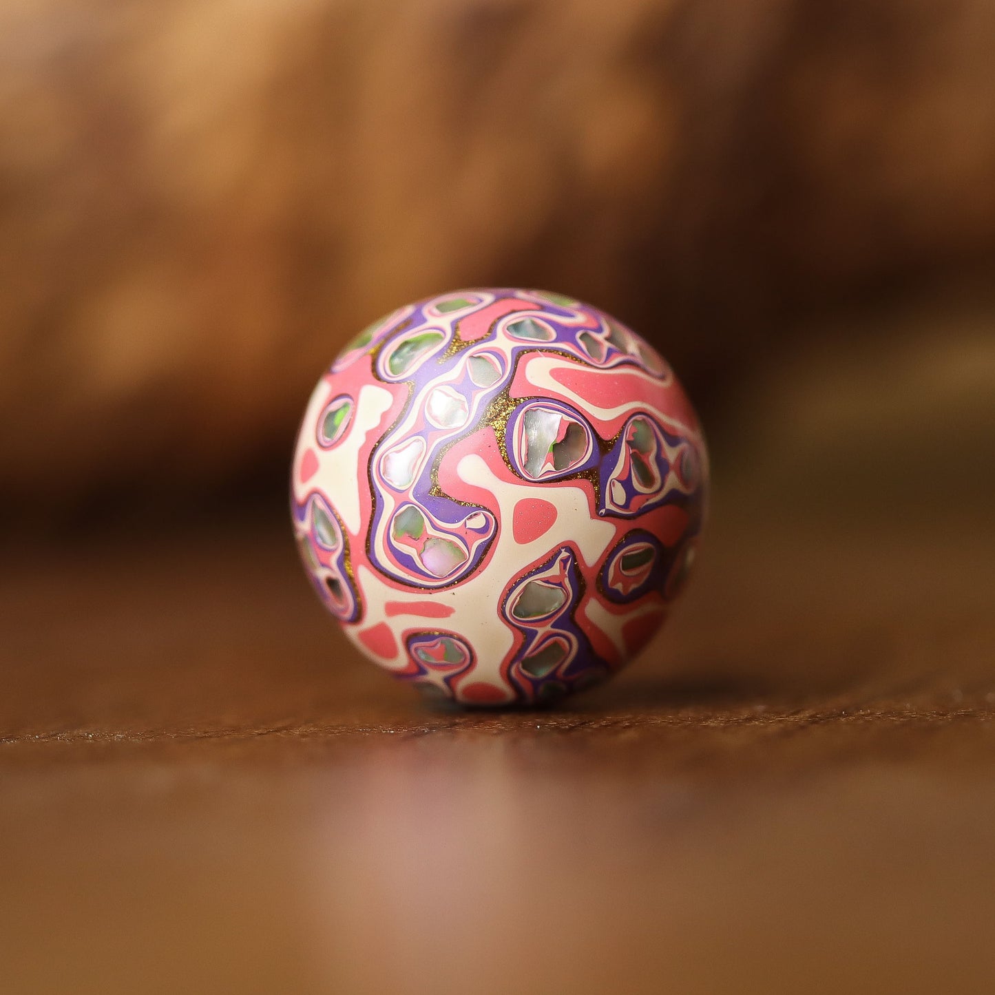 Large Paint Beads Single Bead Fine Bracelet