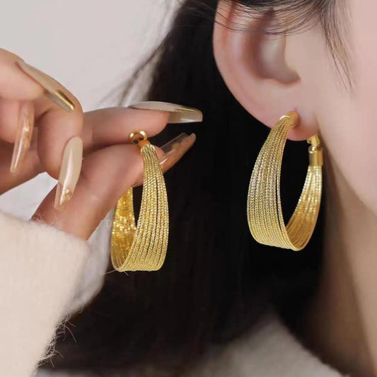 Fashion High Profile Generous Female Temperament Earrings