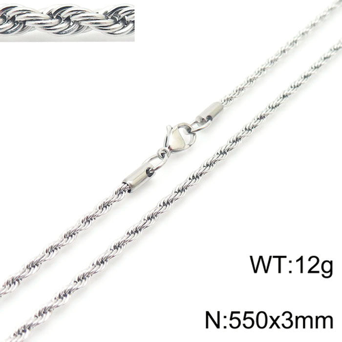 Women's & Men's Thick Thin Clavicle Chain Accessories Rock Necklaces