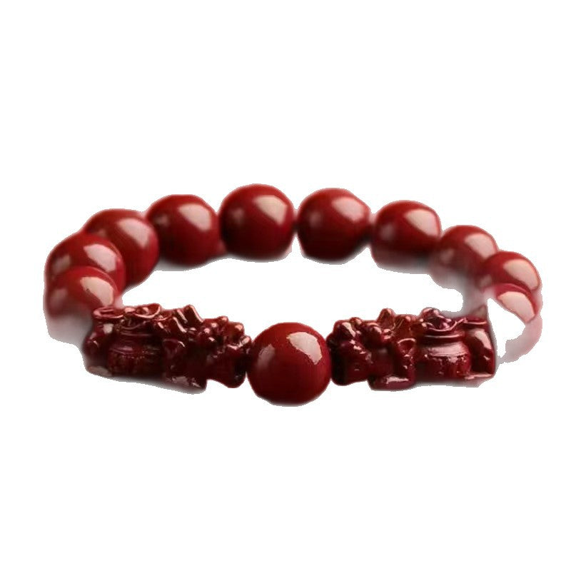 Women's & Men's Double Purple Gold Sand Original Life Ball Female Beaded Live Bracelet