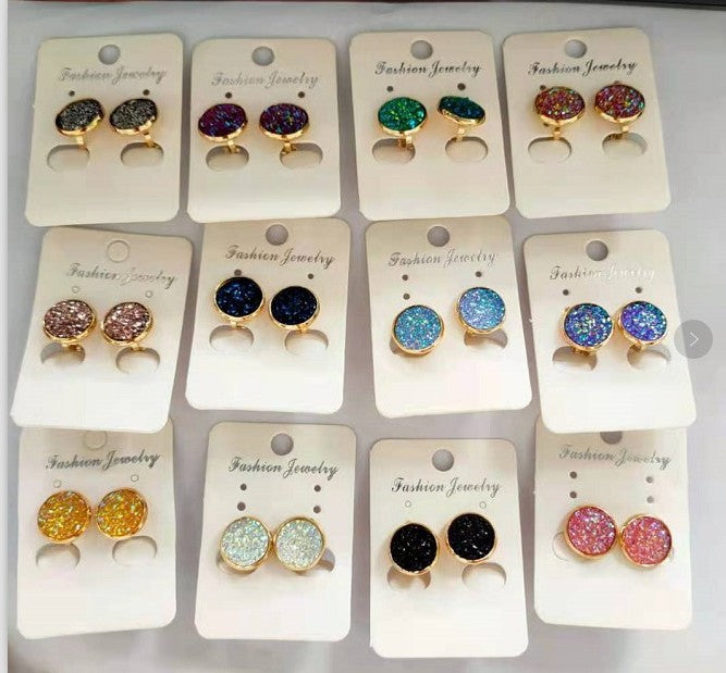 Ear Clip Personality Fashion Multiple Color Earrings