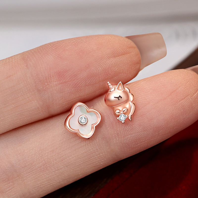 Sterling Sier National Fashion Chinese Zodiac Earrings