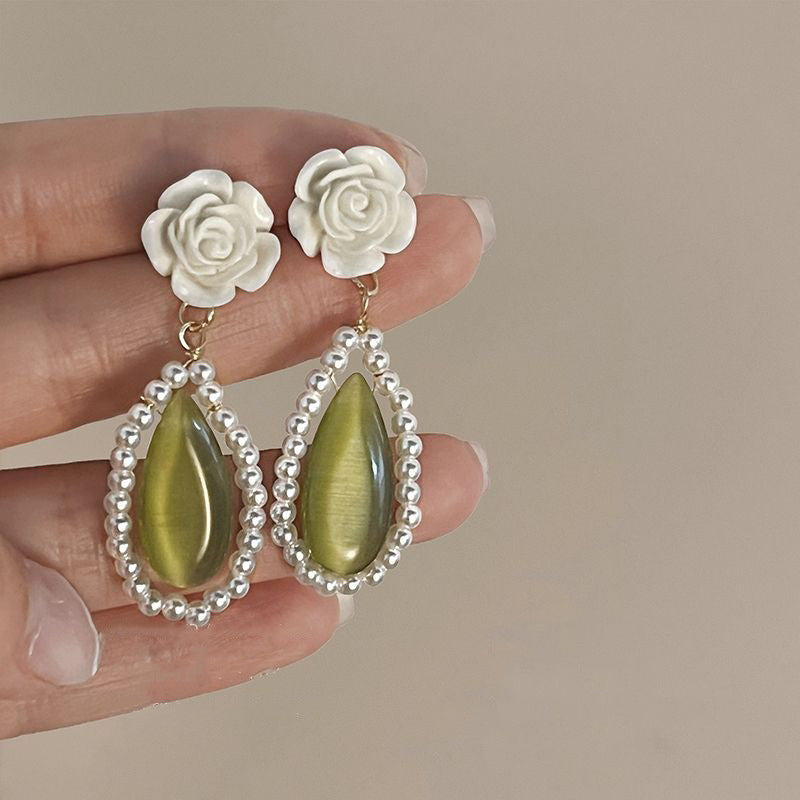 Green Ear Super Hot Premium Niche Earrings