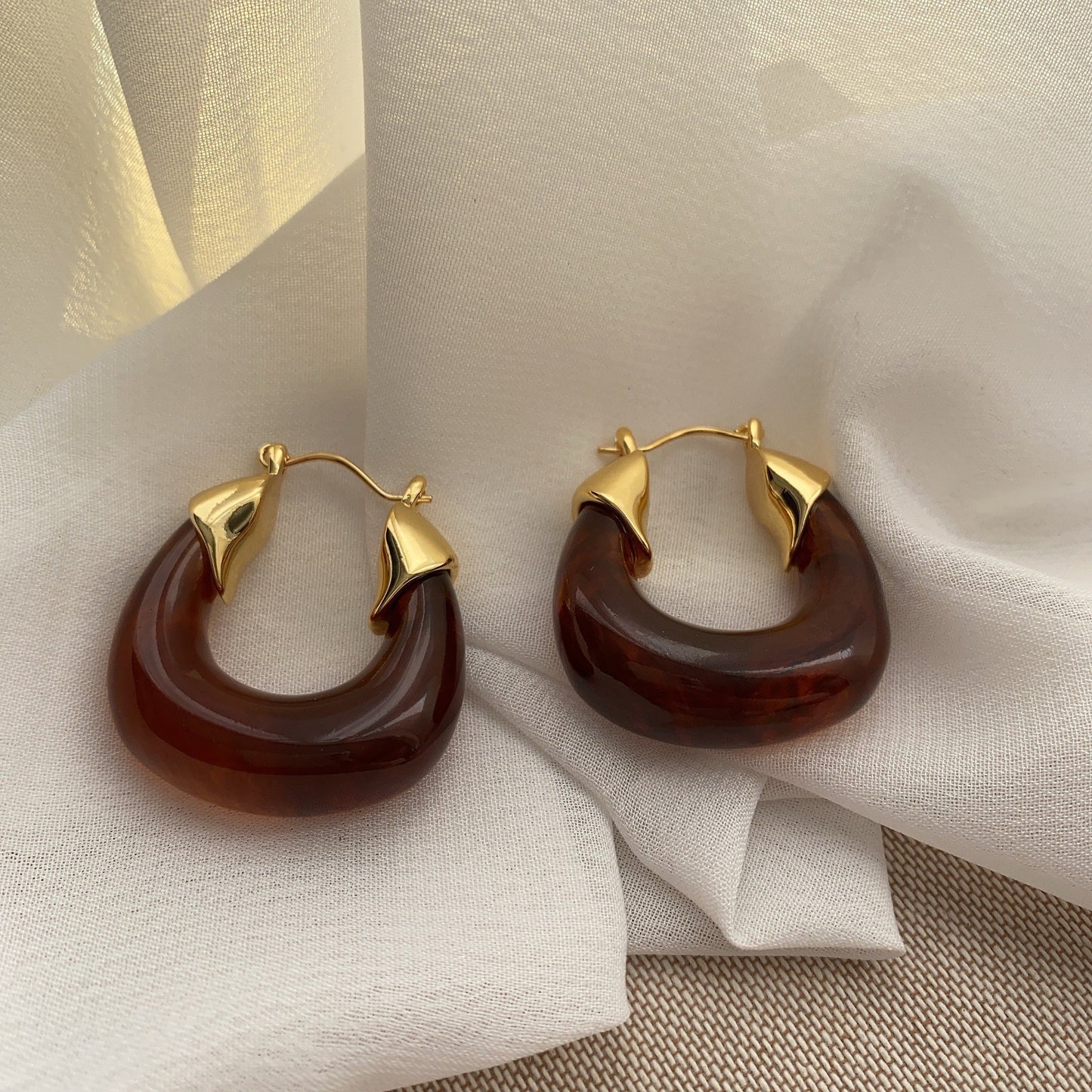 Artsy Semicircle Elegant Wild Candy Color Personalized Earrings