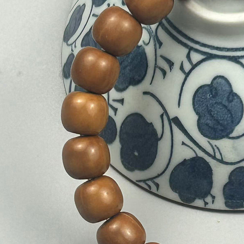 Walnut Carved Old-fashioned Crafts Hand Pieces Buddha Bracelets