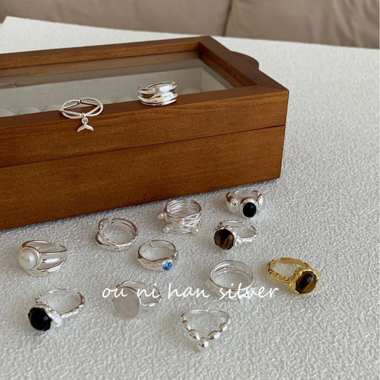 Oni Sterling Sier Female Style Design Rings