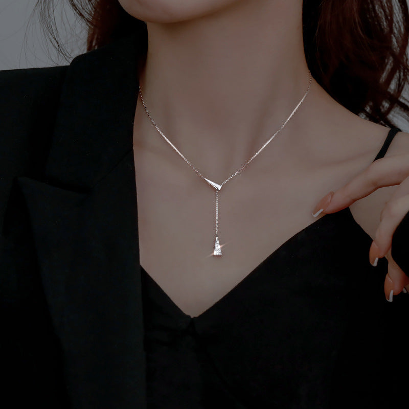 Tassel Geometric Female Cold Wind Adjustable Necklaces