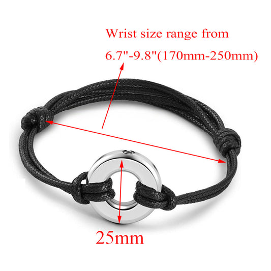 Two Colors Woven Can Open Perfume Bracelets