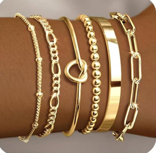 Pcs Hip Hop Cuban Punk Metal Bracelets