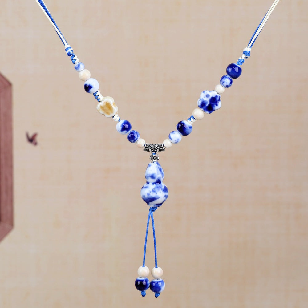Chinese Ethnic Style Butterfly Niche Ancient Necklaces