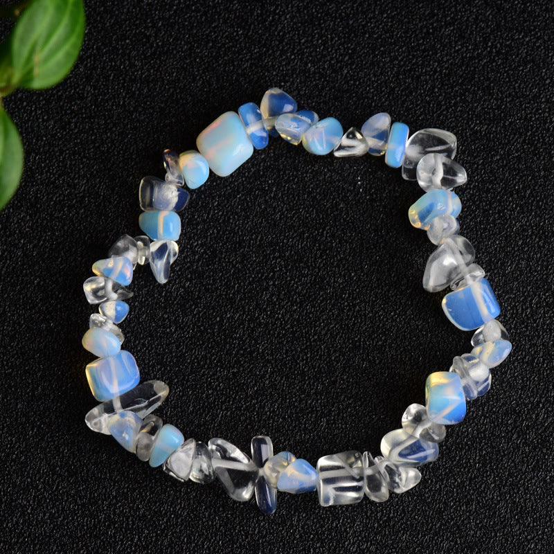 Stone Chain Citrine White-barked Pine Tigereye Trendy Male Female Personality Bracelet