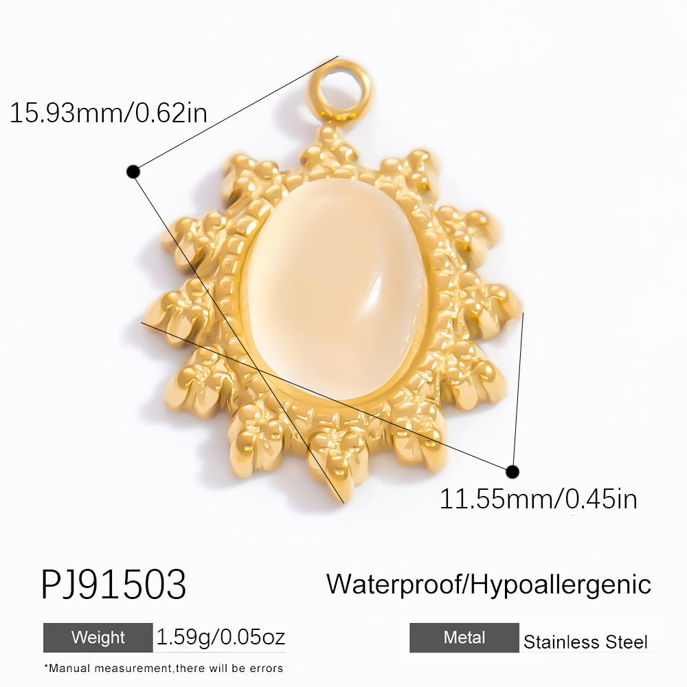 Classy Stylish Stainless Steel Gold-plated Design Jewelry Accessories