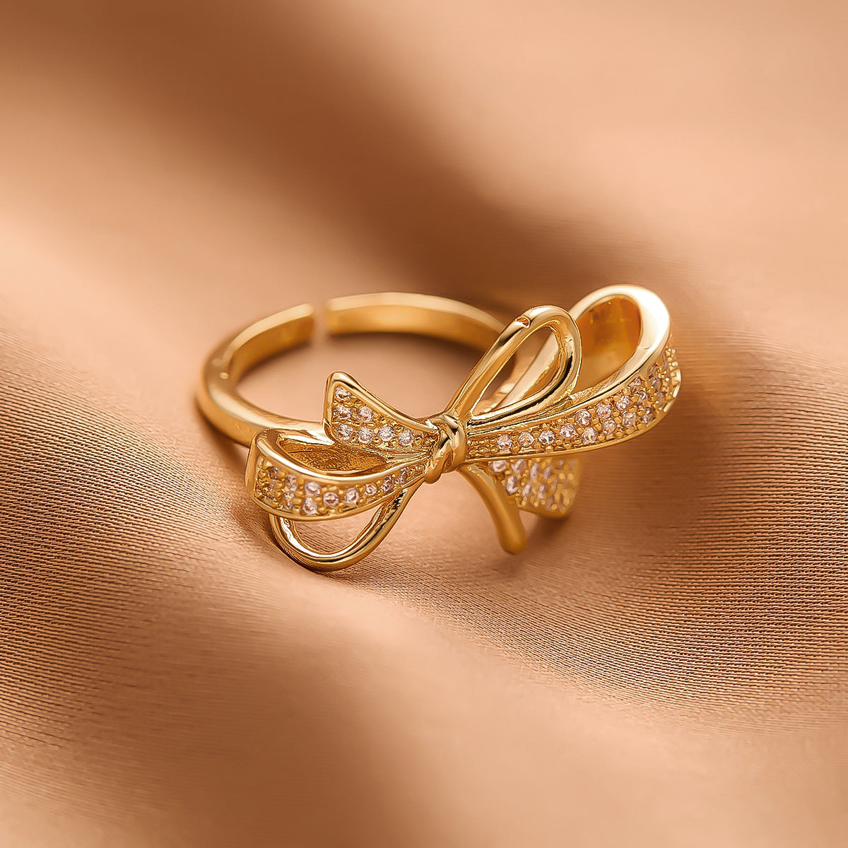 Copper Female Niche High-grade Light Luxury Rings