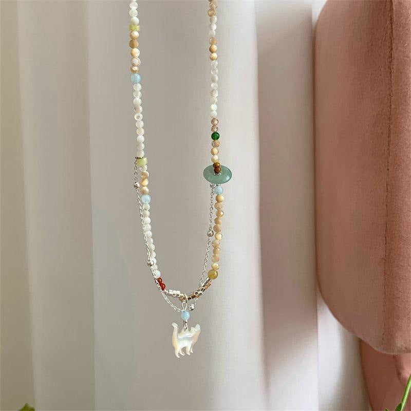 Water Drop Retro Design Temperament Entry Necklaces
