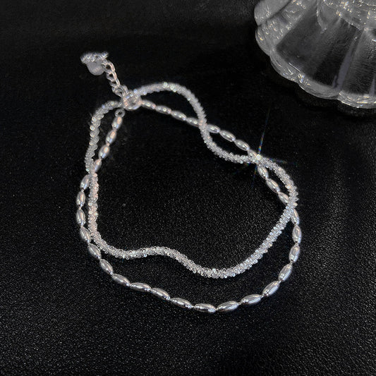 Starry Rice Grain Sparkling Light Luxury Fashion Personality Female Bracelets