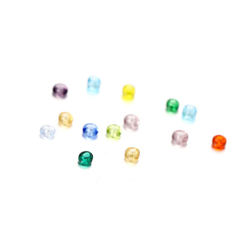 High Quality Transparent Color Glass Beads Jewelry Accessories