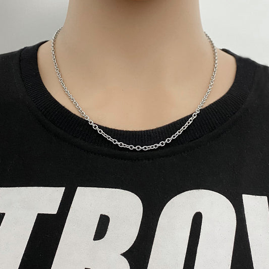 Women's Steel O-shaped Chain Stainless Simple Fashion Necklaces