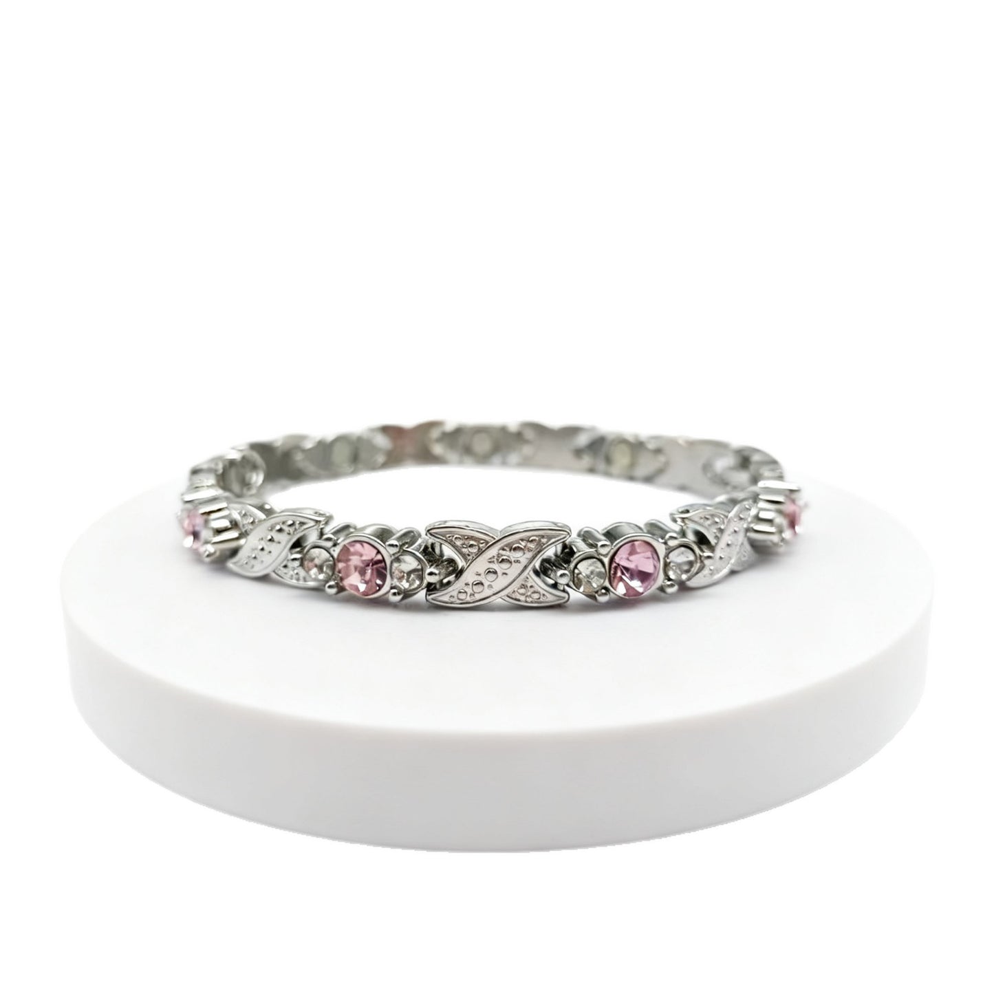 Women's Fashion Detachable Cross Magnet Diamond Magnetic Bracelet