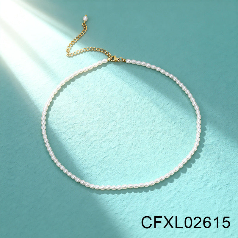 Women's Light Luxury High-grade Titanium Steel Simple Geometric Necklace