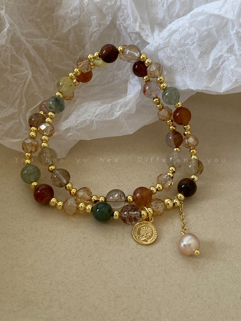 Women's Beaded Ethnic Style Light Luxury High Sense Bracelet