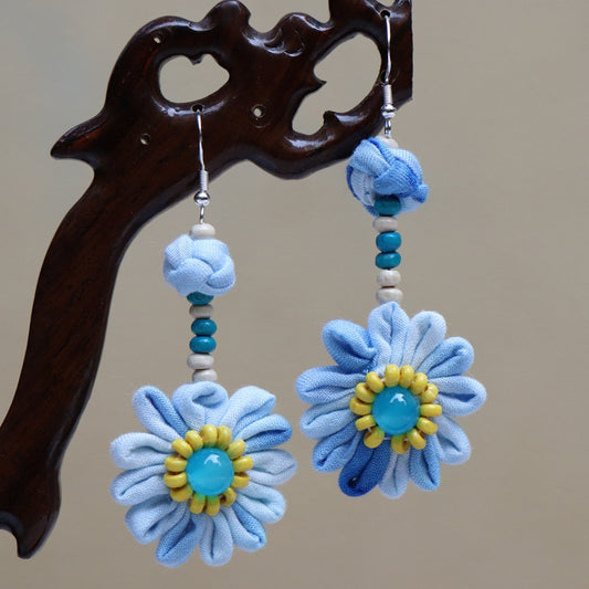 Yunnan National Style Travel Gift Dali Earrings