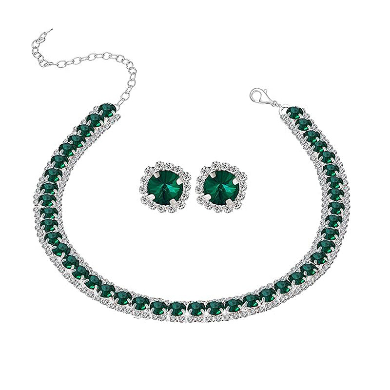 Diamond Square Light Luxury Clavicle Chain Elegant Necklaces