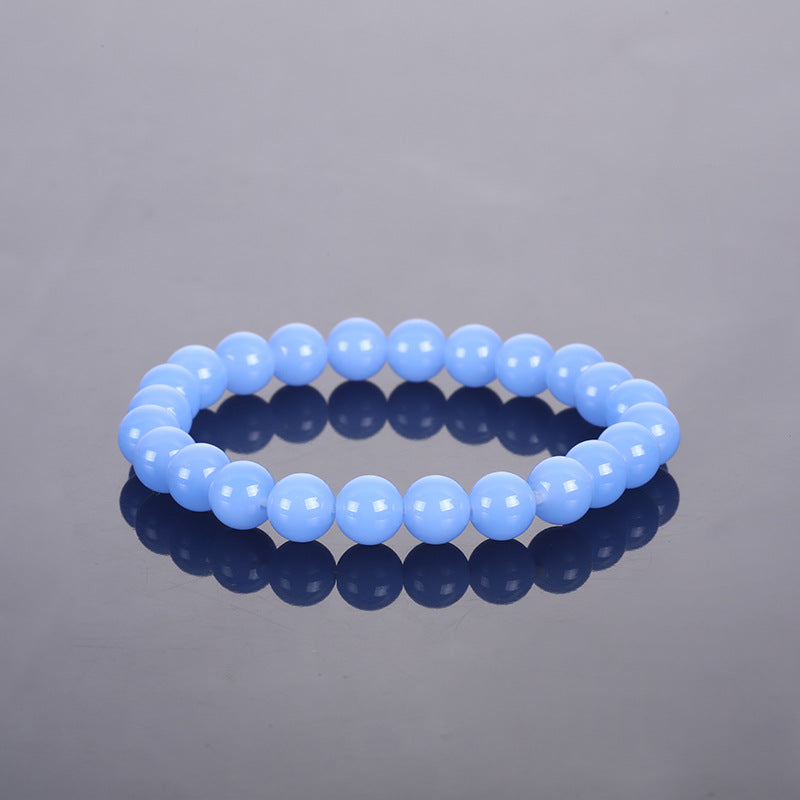 Glass Bead Solid Color Fresh Handmade Bracelet